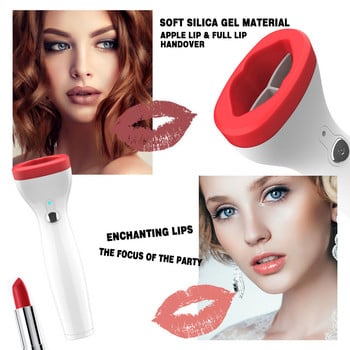 Συσκευή Silicone Lip Plumper Automatic Lip Plumper Electric Plumping Beauty Care Εργαλείο Ομορφιάς Μεγαλύτερα Πυκνά Χείλη Για Γυναίκες