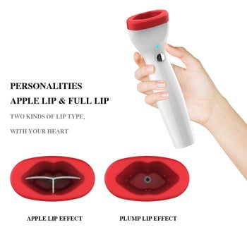 Συσκευή Silicone Lip Plumper Automatic Lip Plumper Electric Plumping Beauty Care Εργαλείο Ομορφιάς Μεγαλύτερα Πυκνά Χείλη Για Γυναίκες