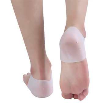 2 τμχ Κάλτσες σιλικόνης με τζελ για την περιποίηση ποδιών με τρύπες στα πόδια Σκασμένο δέρμα Ενυδατική περιποίηση ποδιών Αντισπασμωδικό προστατευτικό μανίκι