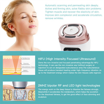 2022 ΝΕΟ Mini HIFU 2ης γενιάς Μηχάνημα υπερήχων RF EMS Microcurrent Lift Tightening Face Massager Skin Wrinkle Skin Care