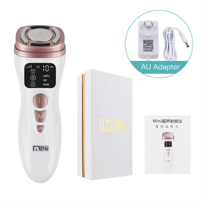 2022 NOU Mini HIFU aparat de generație a 2-a cu ultrasunete RF EMS Microcurent Lifting Strângere Masaj facial Ten Riduri Îngrijirea pielii