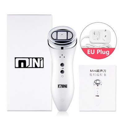 2022 NOU Mini HIFU aparat de generație a 2-a cu ultrasunete RF EMS Microcurent Lifting Strângere Masaj facial Ten Riduri Îngrijirea pielii