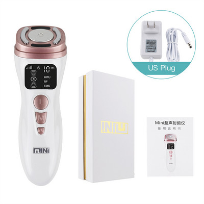 2022 NOU Mini HIFU aparat de generație a 2-a cu ultrasunete RF EMS Microcurent Lifting Strângere Masaj facial Ten Riduri Îngrijirea pielii