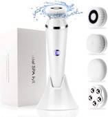 Beauty elektromos arctisztító kefe Face Spa Massager vízálló Spin Sonic hámlasztó arcradír kefe bőrápoló gép
