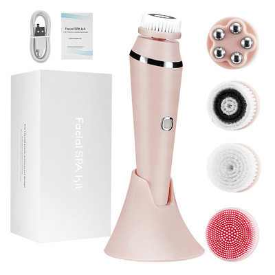 Beauty elektromos arctisztító kefe Face Spa Massager vízálló Spin Sonic hámlasztó arcradír kefe bőrápoló gép