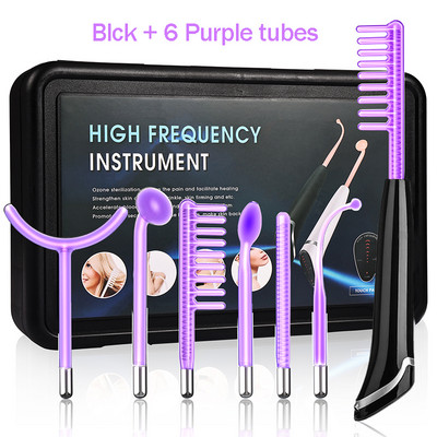 Visokofrekventni aparat za lice s dodirnom pločom za kosu Štapić za elektroterapiju lica Liječenje argonom Njega kože protiv akni