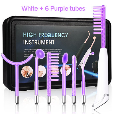 Visokofrekventni aparat za lice s dodirnom pločom za kosu Štapić za elektroterapiju lica Liječenje argonom Njega kože protiv akni