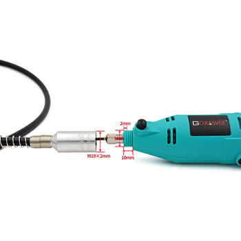 Τρυπάνι GOXAWEE Mini Electric Grinder Engraver Pen Rotary Tools for Dremel Accessories λείανση, κοπή, ξυλογλυπτική, λείανση