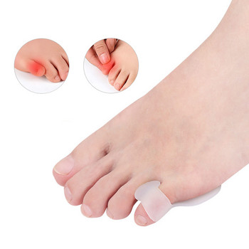 Pexmen 2Pcs Tailor\'s Bunion Corrector Pad Bunionette Straightener Pinky Toe Separator Protector Shield Pain Relief Spacer