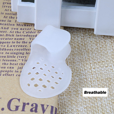 Pexmen 2vnt Tailor's Bunion Corrector Pad Bunionette tiesintuvas Pinky Toe Separator Protector Shield Skausmą malšinantis tarpiklis