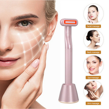 EMS Microcurrent Face Lift Beauty Care Machine Eye Massager Red Light Therapy Anti Aging Wrinkle Facial Skin Tightening device
