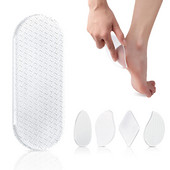 Nano Glass Foot Rasp Heel File Hard Dead Skin Callus Remover Hámló pedikűr ápoló lábreszelő eszköz