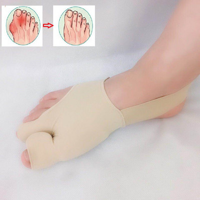 2db Lábujjleválasztó Hallux Valgus Bunion Corrector Orthotics Lábcsont Hüvelykujj-beállító korrekciós zokni kiegyenesítő merevítő pedicura