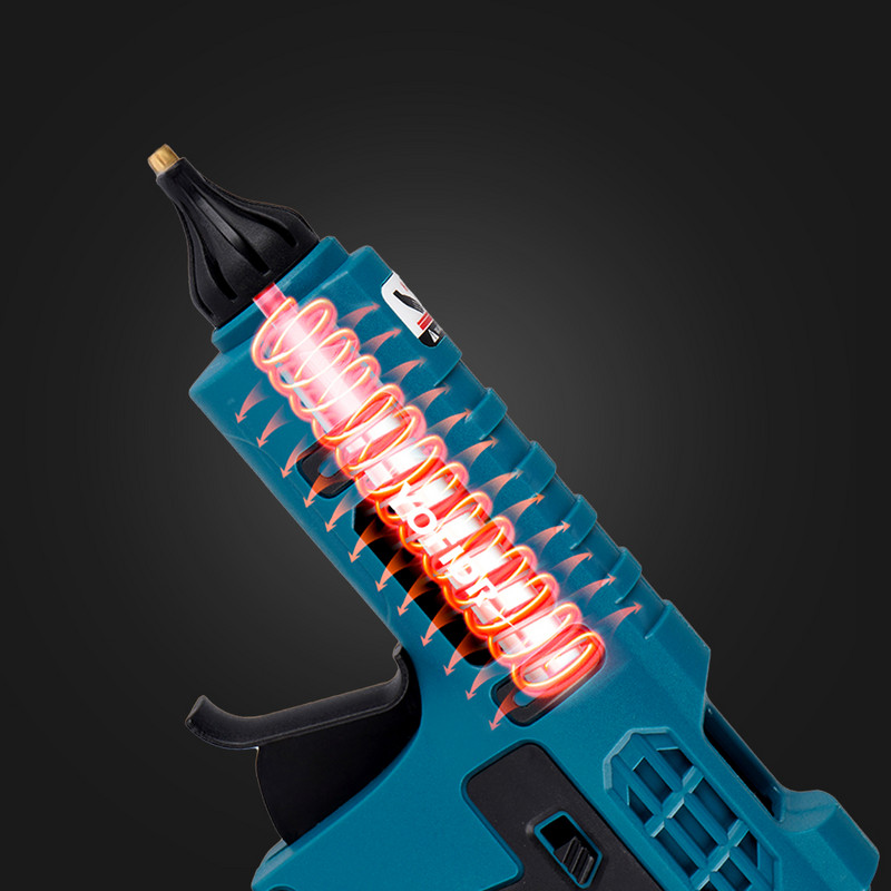 Ηλεκτρικό πιστόλι κόλλας θερμής τήξης 600W για μπαταρία 18V μπαταρίας Makita Ηλεκτρική κόλλα 11mm Πιστόλι θερμού αέρα συγκόλλησης 11mm