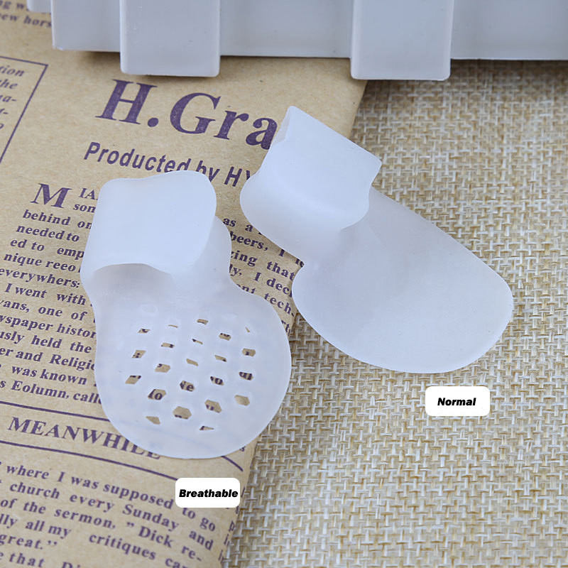 Pexmen 2/4 db Tailor's Bunion Corrector Pad Bunionette Hajegyenesítő Pinky Toe Separator Protector Shield Fájdalomcsillapító Távtartó