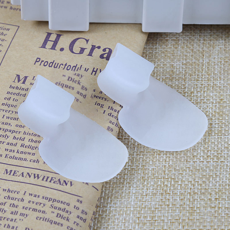 Pexmen 2/4 db Tailor's Bunion Corrector Pad Bunionette Hajegyenesítő Pinky Toe Separator Protector Shield Fájdalomcsillapító Távtartó