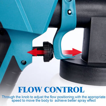 Ηλεκτρικό πιστόλι ψεκασμού 18V 1000ML Χειρός ασύρματος ηλεκτρικός ψεκαστήρας υψηλής ισχύος για ηλεκτρικό εργαλείο μπαταριών Makita 18V