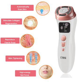 2023 Mini HIFU 2nd Generation Original EMS RF Ultrasonic Rejuvenation Tighten Lifting Therapy Skin Facial Care LED Anti Wrinkle