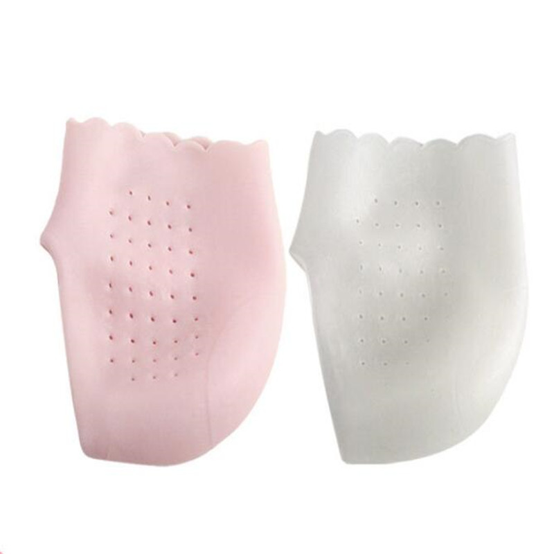 2db szilikon lábápoló zokni hidratáló gél sarok vékony zokni lyukkal repedezett láb bőrápoló védők lábápoló eszköz