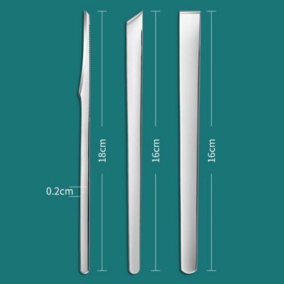 3 TK pediküüri nuga Professionaalne pediküüri küünenaha komplekt varbaküünte noad küünenaha eemaldaja jalgade parandamiseks teravate teradega