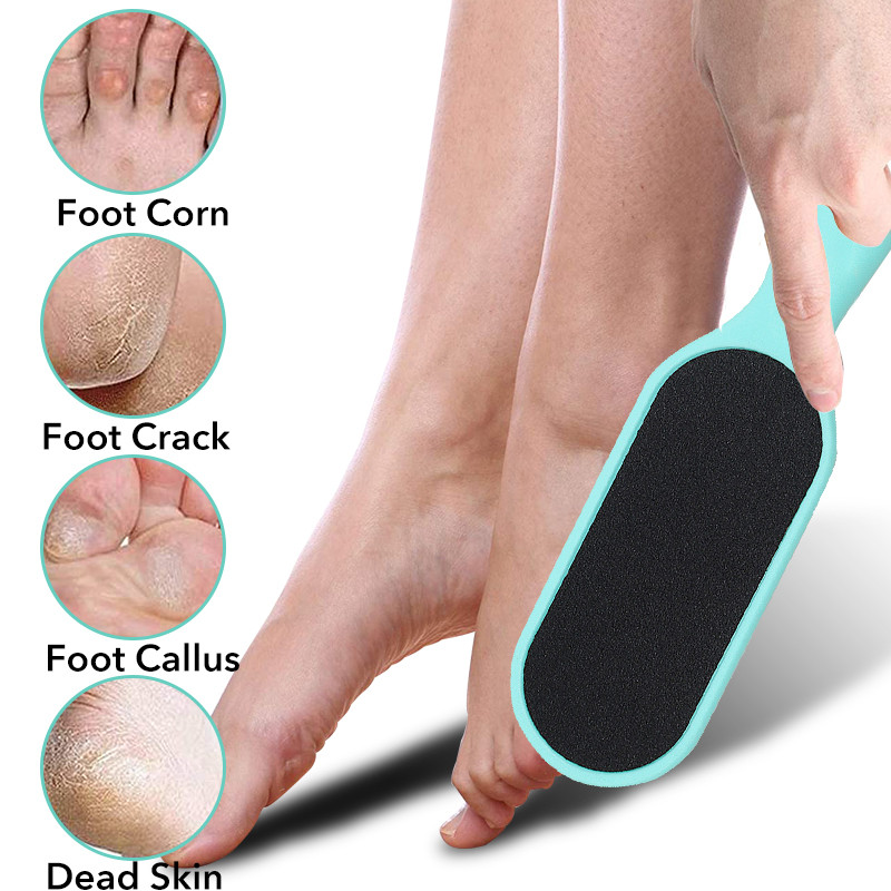 Foot Rasp Profession Kétoldalas pedikűr Lábreszelő kutikula tisztító Lábápoló bőrkeményedés eltávolító
