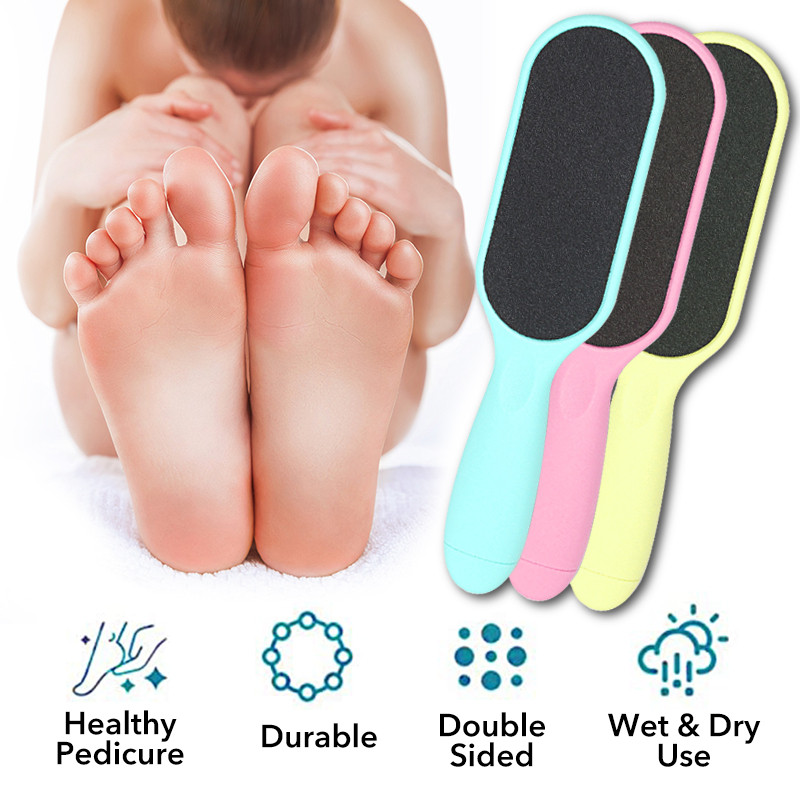 Foot Rasp Profession Kétoldalas pedikűr Lábreszelő kutikula tisztító Lábápoló bőrkeményedés eltávolító