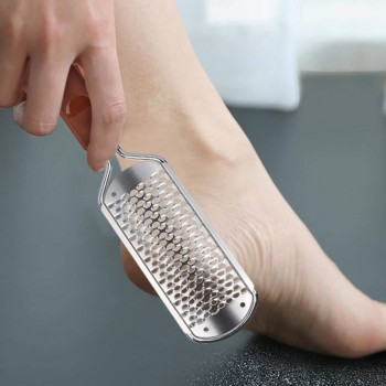 1 τεμ. Λίμα ποδιών για πεντικιούρ Ανοξείδωτα εργαλεία για πεντικιούρ Αφαίρεση νεκρού δέρματος για πόδια Λεπίδα Αντικαταστάσιμη βούρτσα περιποίησης ποδιών Κάλος