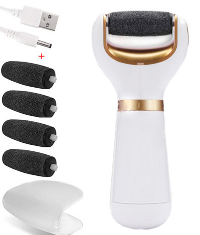 Professzionális USB töltő elektromos lábcsiszoló sarokreszelő csiszoló bőrradír pedikűr gép lábápoló eszköz eltávolító lábreszelő