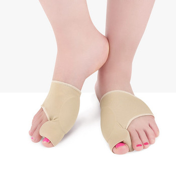 Разделител на пръстите на краката Hallux Valgus Bunion Corrector Orthotics Feet Bone Thumb Adjuster Correction Nock Straightener Tool Pedicure 2Pcs