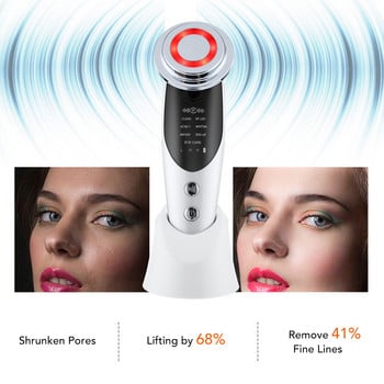 Συσκευές μασάζ προσώπου 7 σε 1 EMS RF Face Lift Devices Microcurrent Skin Rejuvenation Light Therapy Συσκευές ομορφιάς κατά της γήρανσης ρυτίδων