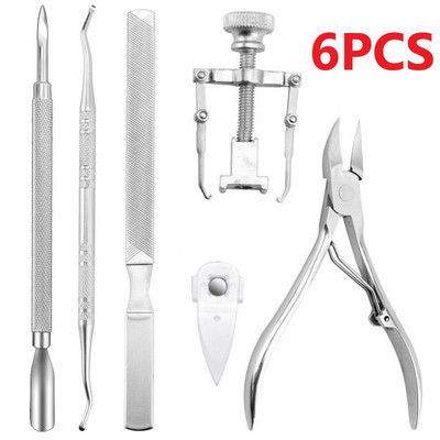Profesionalios pedikiūro priemonės Įaugintų nagų įrankių rinkinys Nagų priežiūra Įaugusių kojų nagų šalinimas Koregavimas Clippers Pėdų priežiūra
