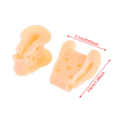 1 pár puha szilikon gél lábujjleválasztó a bunion korrekciós Hallux Valgus hüvelykujj átfedő javító csont orthotikus kiegyenesítőhöz