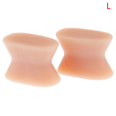 1 pár puha szilikon gél lábujjleválasztó a bunion korrekciós Hallux Valgus hüvelykujj átfedő javító csont orthotikus kiegyenesítőhöz