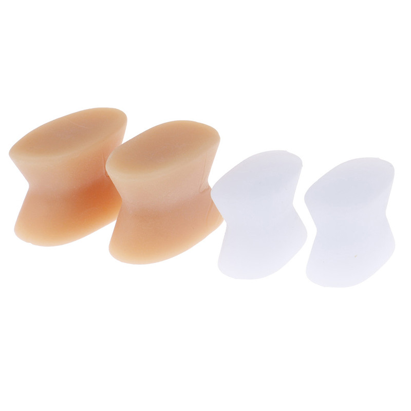 1 pár puha szilikon gél lábujjleválasztó a bunion korrekciós Hallux Valgus hüvelykujj átfedő javító csont orthotikus kiegyenesítőhöz