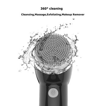 Σετ ηλεκτρικών βουρτσών περιστροφής 4 σε 1 Ασφαλές πλύσιμο βούρτσα καθαρισμού προσώπου IPX6 USB Female for Skin Deep Cleaning Remove Blackhead Machine
