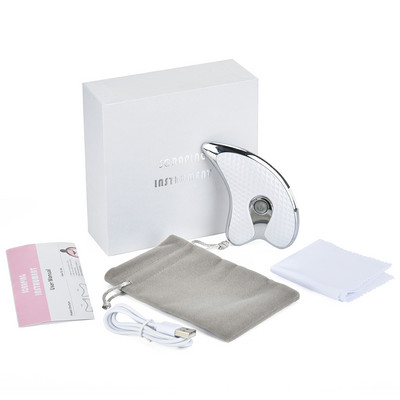 Aparat de masaj electric Guasha pentru răzuire, cu vibrații, microcurent, dispozitiv antirid, maxilar subțire, mașină de masaj facial pentru ochi și corp
