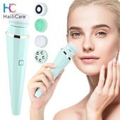 4 az 1-ben Electric Clean arckefe Arcfeszesítő hámlasztó tisztító Sonic Massager Cleaner 4 fejes készlet arcbőrápoló