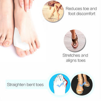 Soft Bunion Corrector Toe Separator Corrector Medical Device Corrector Toe Hallux Valgus Foot Care Pedicure Orthotics Treatment