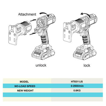 NEWONE 20V Brushless Jig Saw κρουστικό αλυσοπρίονο κυκλικό πριόνι Δράπανο κλειδί Πολυεργαλείο ταλαντευόμενο εργαλείο ποντικιού τριβείο για 18V Makita