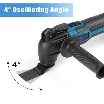 Oscillating Multi Tool 20000PM Cordless Level 6 Vibration Woodworking Tool Electric Decoration Trimmer for Makita 18v Battery