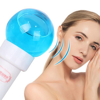 Crystal Face Roller Ball Facial Massager Ice Roller For Face Magic Cold Ball For Eye Massage Beauty Hockey Ice Energy Care Skin
