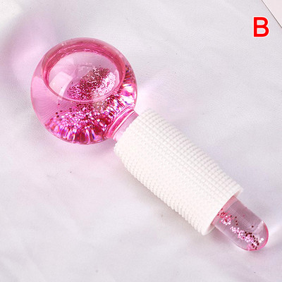 Crystal Face Roller Ball Masaj facial Roller de gheață pentru față Magic Cold Ball Pentru masajul ochilor Frumusețe Hochei pe gheață Energie Îngrijirea pielii