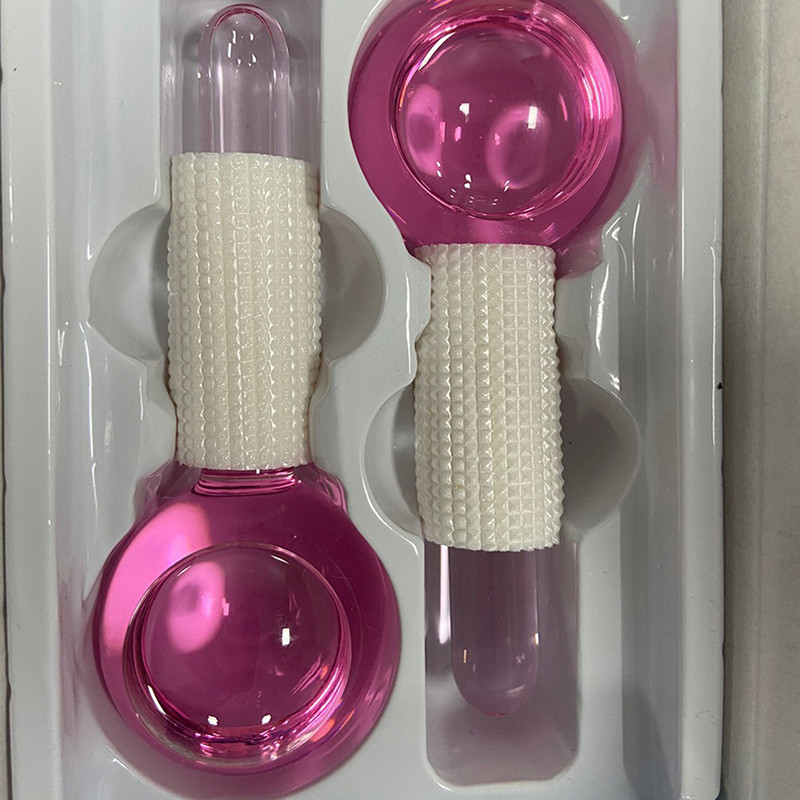Crystal Face Roller Ball Arcmasszírozó Jéghenger Arc Varázs Hideg labda Szemmasszázs Szépség Jégkorong Energia Bőrápolás