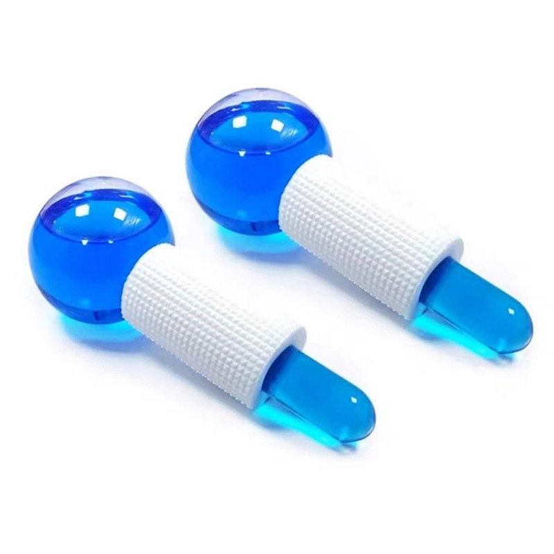 Crystal Face Roller Ball Arcmasszírozó Jéghenger Arc Varázs Hideg labda Szemmasszázs Szépség Jégkorong Energia Bőrápolás