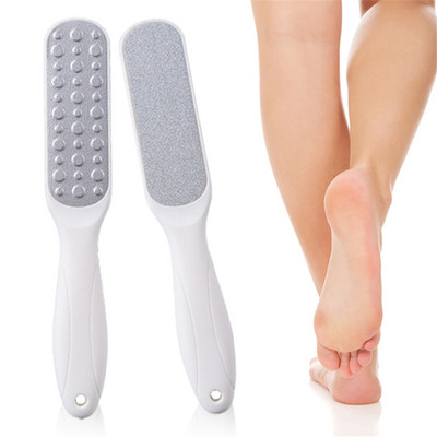 1 vnt. dvipusis pėdų dildė Profesionalus rasp kulnų trintuvas Hard Dead Skin nuospaudų šalinimo priemonė pedikiūro dildė pėdų trintuvės priežiūros priemonės
