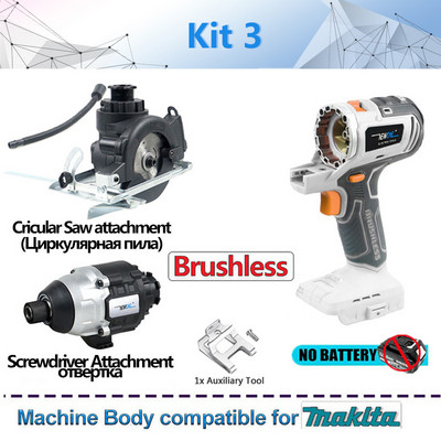 20V μπαταρίας χωρίς ψήκτρες κυκλικό πριόνι παλινδρομικό αλυσοπρίονο Chiansaw ταλαντευόμενο εργαλείο για Makita 18V Χωρίς Σώμα ηλεκτρικού εργαλείου μπαταρίας