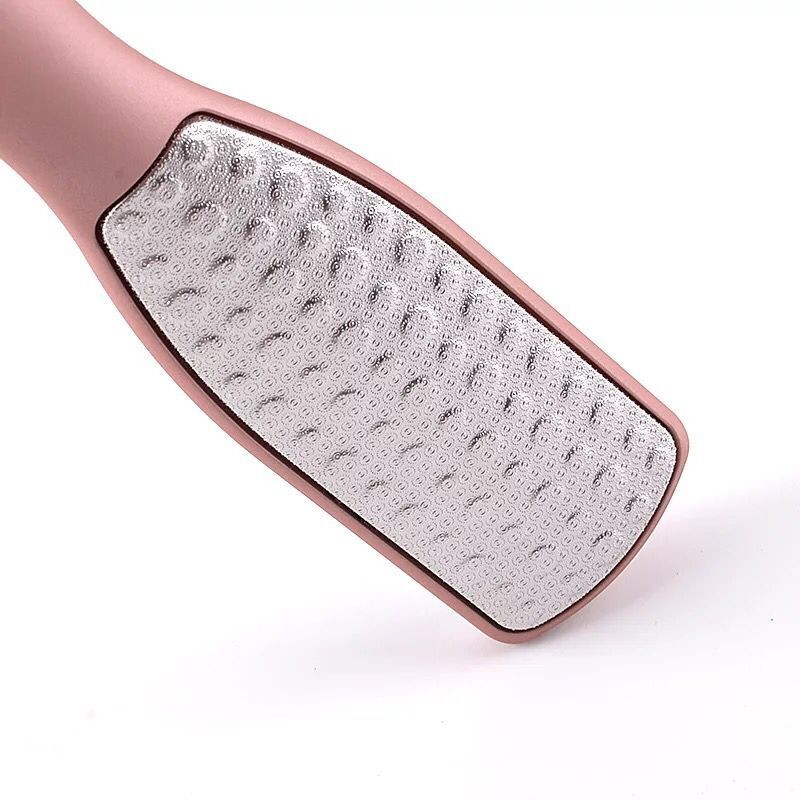 1db Professzionális kétoldali lábreszelő Rasp sarokreszelő Hard Dead Skin bőrkeményedés eltávolító pedikűr reszelő lábreszelő lábfürdő