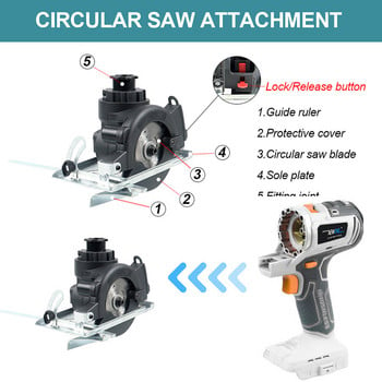 NEWONE 20V Brushless 85*10mm κυκλικό πριόνι κρουστικό κλειδί Jig Saw Πολυεργαλείο ταλαντευόμενο εργαλείο ποντικιού τριβείο για 18V Makita