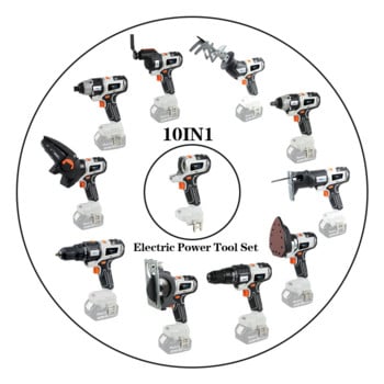 NEWONE 20V Brushless 85*10mm κυκλικό πριόνι κρουστικό κλειδί Jig Saw Πολυεργαλείο ταλαντευόμενο εργαλείο ποντικιού τριβείο για 18V Makita