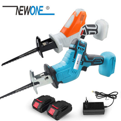 NEWONE 18V акумулаторен бутален трион Преносим електрически трион Резервна метална машина за рязане на дърво за Makita 18V батерия